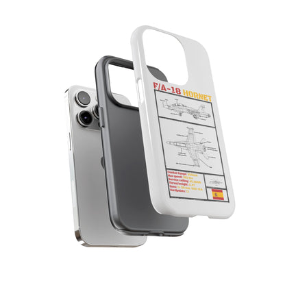 F/A-18 Hornet Schematic edition phone case (EDA Colour-Way)