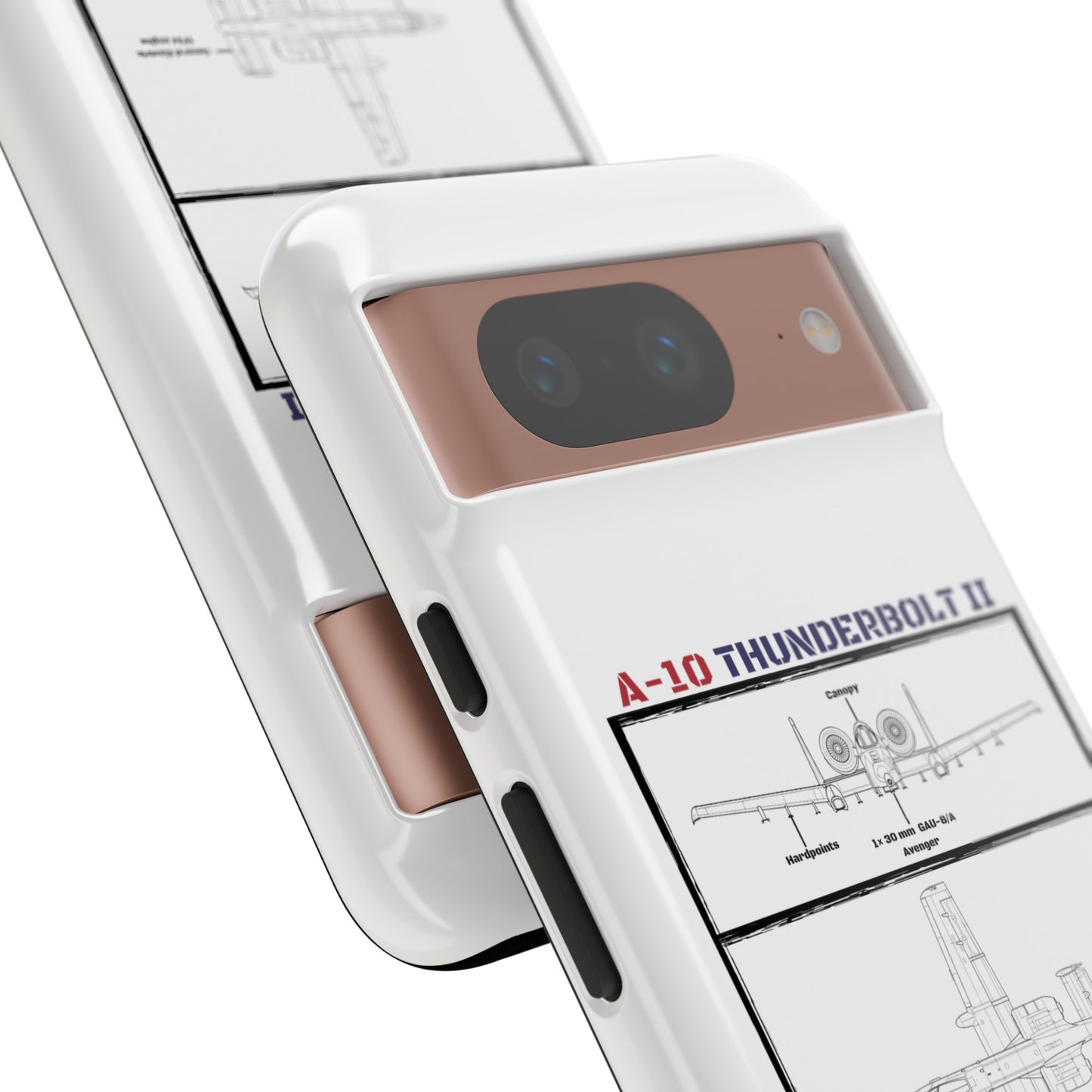 A-10 Schematic Rigid Phone Case (USAF colour-ways)