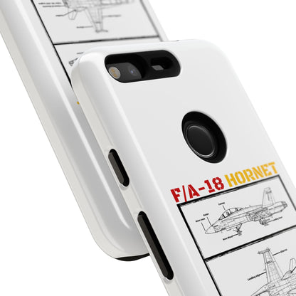 F/A-18 Hornet Schematic edition phone case (EDA Colour-Way)