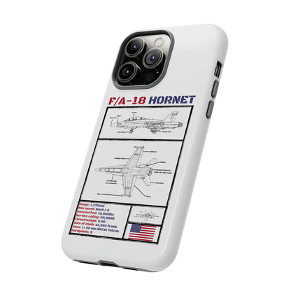 F/A-18 Hornet Schematic edition phone case