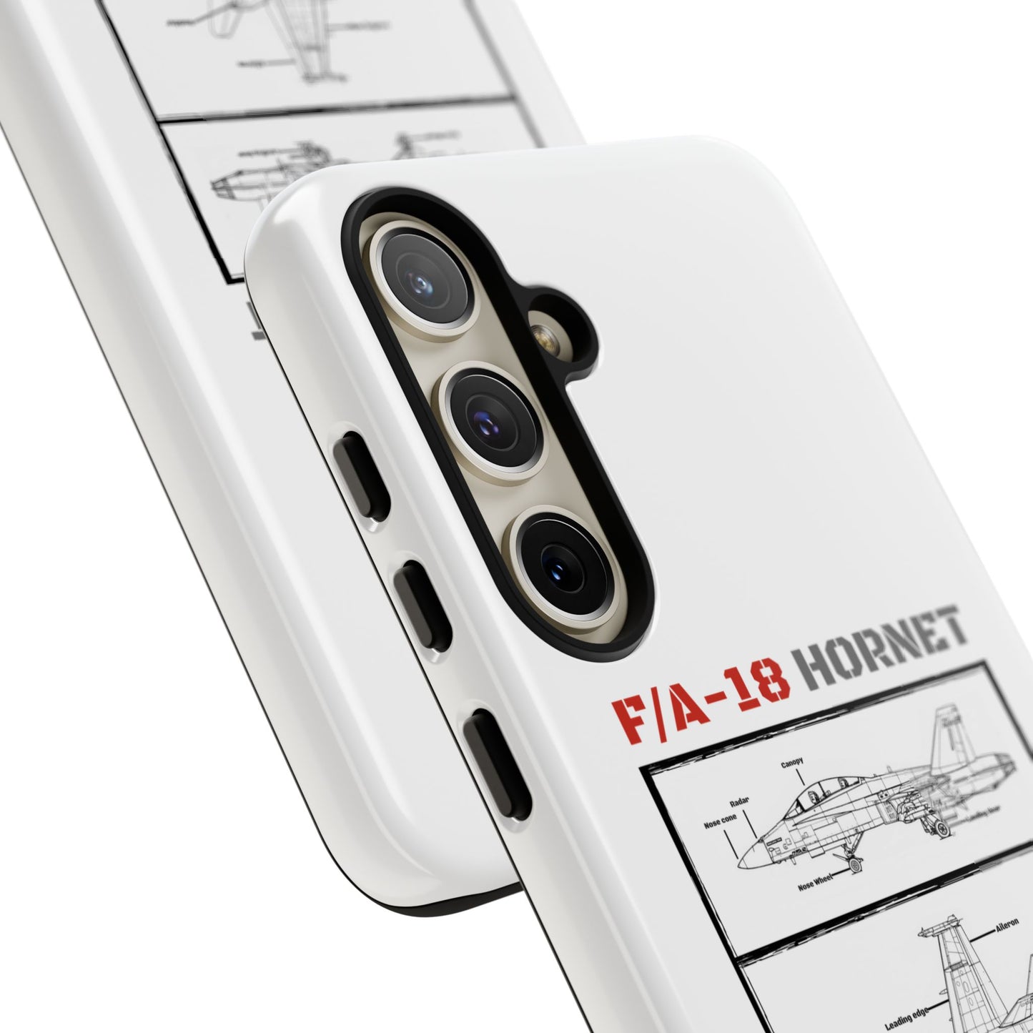F/A-18 Hornet Schematic edition phone case (RCAF Colour-Way)