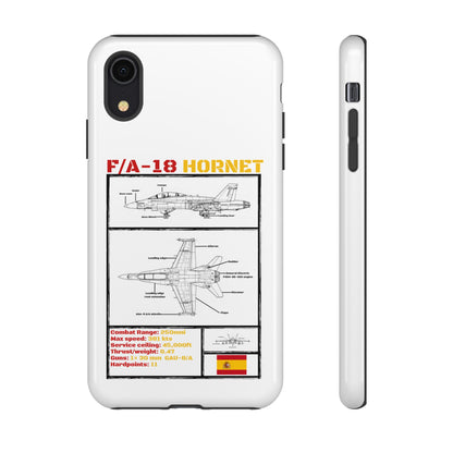 F/A-18 Hornet Schematic edition phone case (EDA Colour-Way)