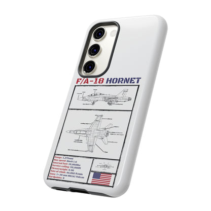 F/A-18 Schematic Rigid Phone Case (USAF colour-ways)