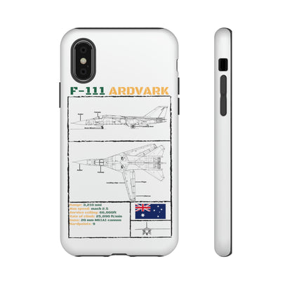 F111 Aardvark  Schematic Durable Phone Case (RAAF colouways)