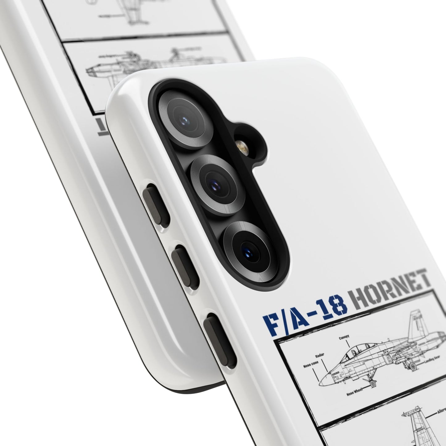 F/A-18 Hornet Schematic edition phone case (FAF Colour-Way)