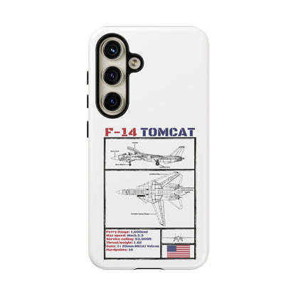 F-14 Tomcat Schematic edition phone case