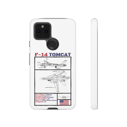 F-14 Tomcat Schematic edition phone case