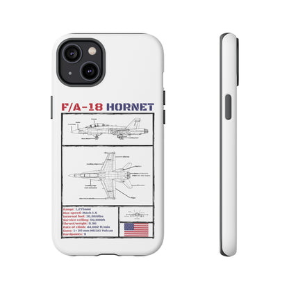 F/A-18 Schematic Rigid Phone Case (USAF colour-ways)