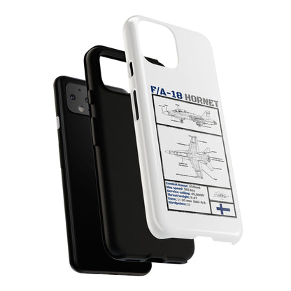 F/A-18 Hornet Schematic edition phone case (FAF Colour-Way)