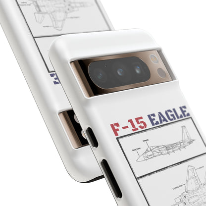 F-15 Schematic rigid Phone Case (USAF colour-ways)