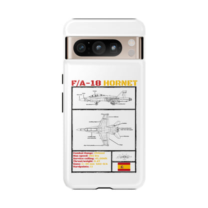 F/A-18 Hornet Schematic edition phone case (EDA Colour-Way)
