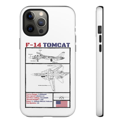 F-14 Tomcat Schematic edition phone case