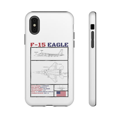 F-15 Schematic rigid Phone Case (USAF colour-ways)