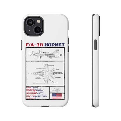F/A-18 Hornet Schematic edition phone case (USAF Colour-Way)