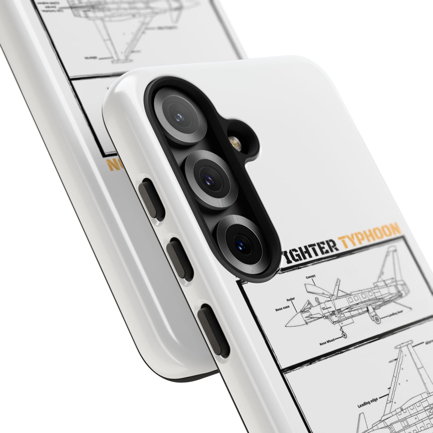 Eurofighter typhoon Schematic edition phone case (Luftwaffe Colour-Way)