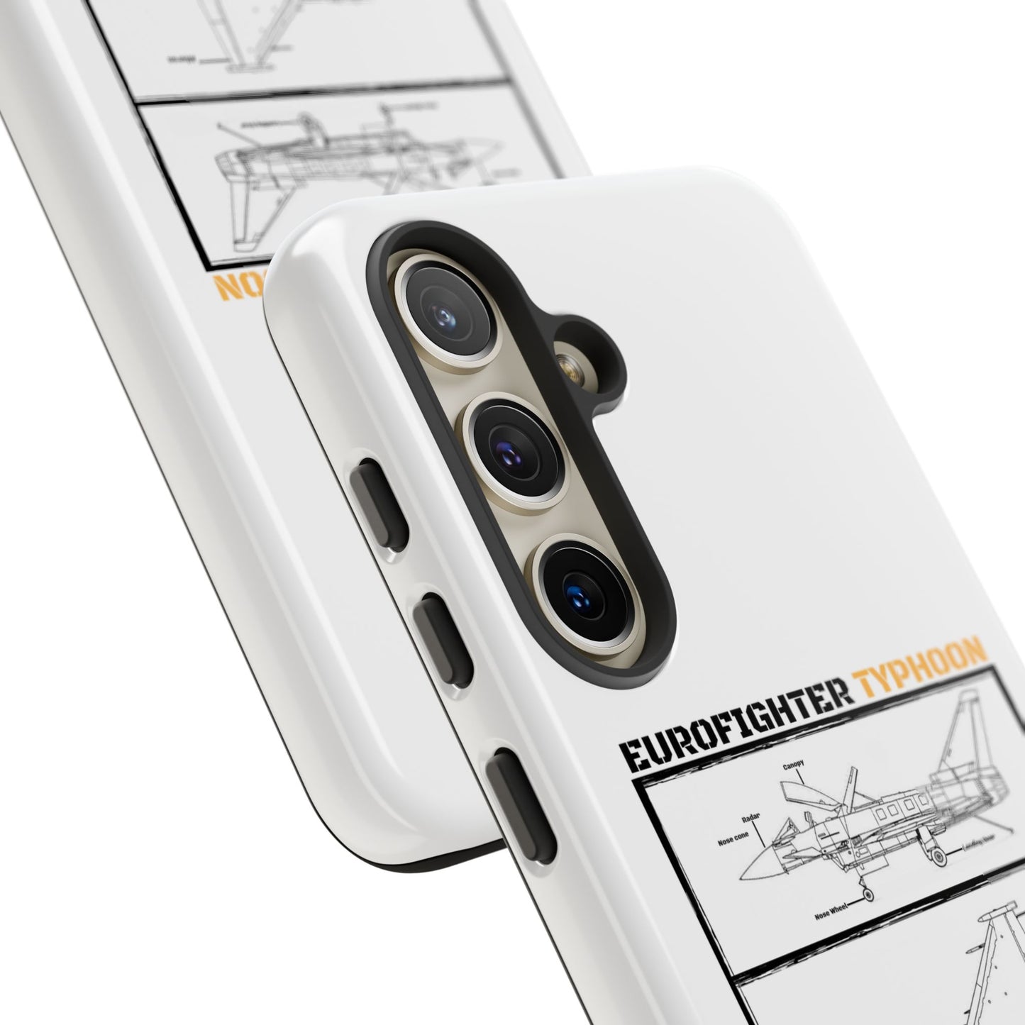 Eurofighter typhoon Schematic edition phone case (Luftwaffe Colour-Way)