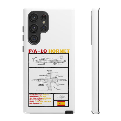 F/A-18 Hornet Schematic edition phone case (EDA Colour-Way)