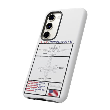 A-10 Schematic Rigid Phone Case (USAF colour-ways)