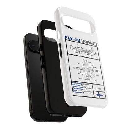 F/A-18 Hornet Schematic edition phone case (FAF Colour-Way)