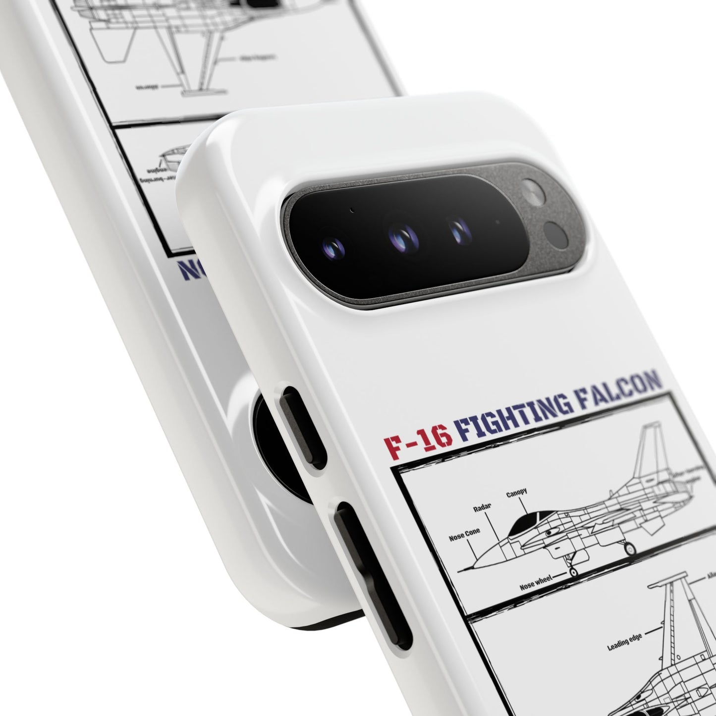 F-16 Fighting Falcon Schematic edition phone case (USAF Colour-Way)