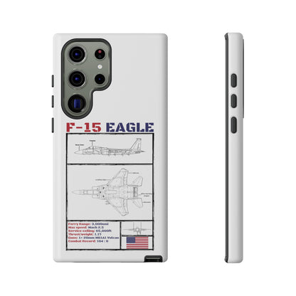 F-15 Schematic rigid Phone Case (USAF colour-ways)