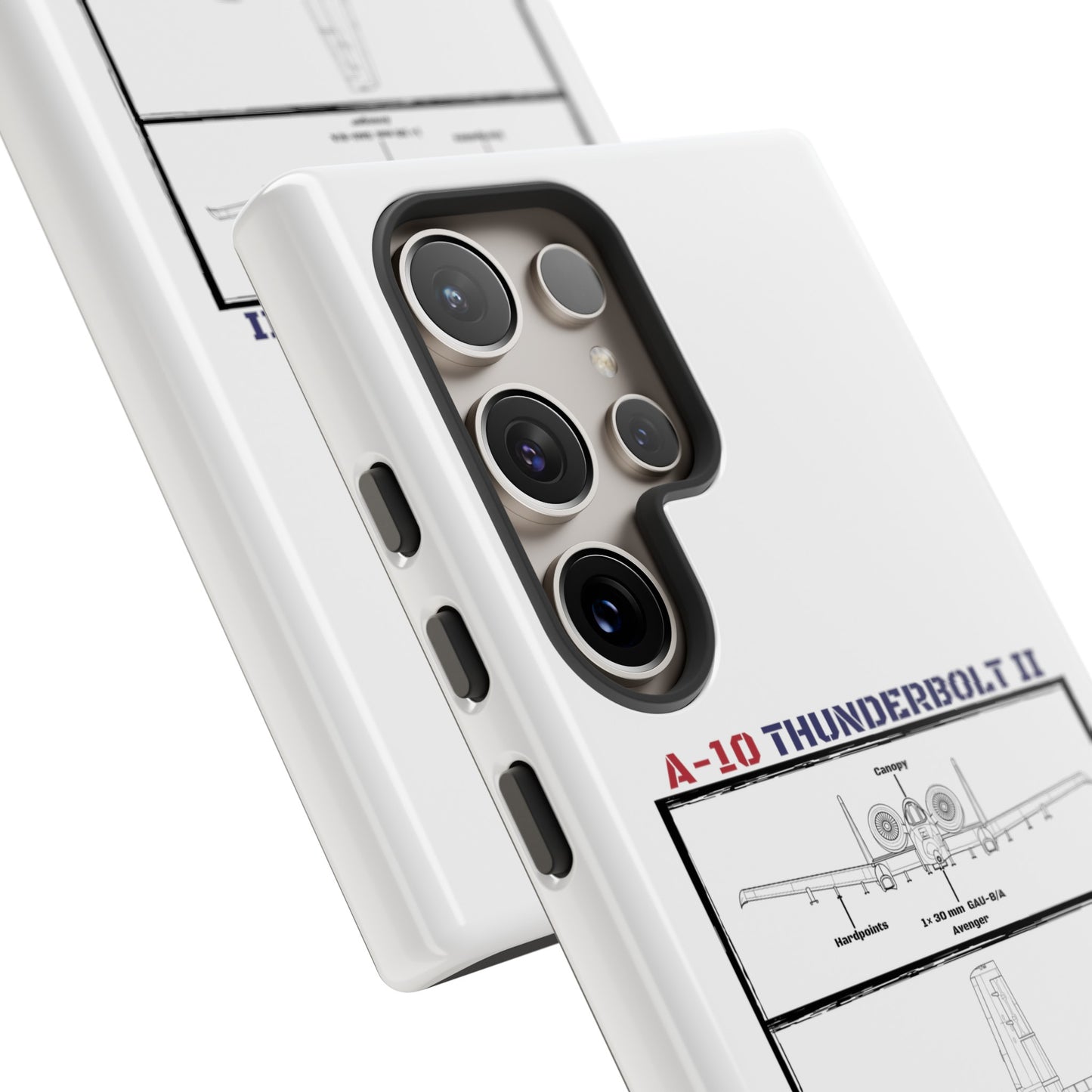 A-10 Schematic Rigid Phone Case (USAF colour-ways)