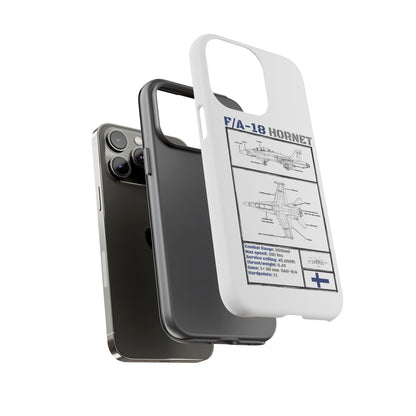F/A-18 Hornet Schematic edition phone case (FAF Colour-Way)