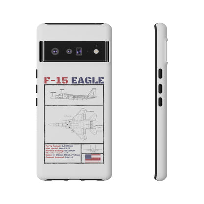 F-15 Schematic rigid Phone Case (USAF colour-ways)