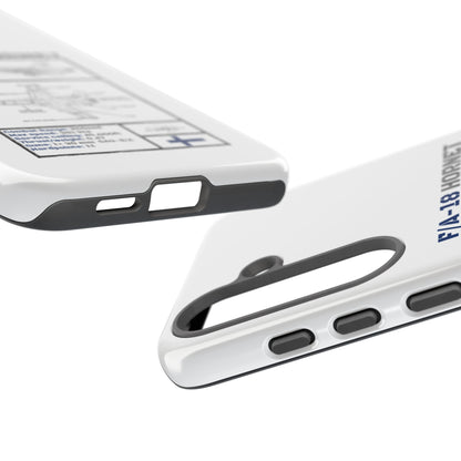 F/A-18 Hornet Schematic edition phone case (FAF Colour-Way)