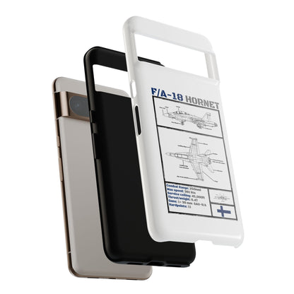 F/A-18 Hornet Schematic edition phone case (FAF Colour-Way)