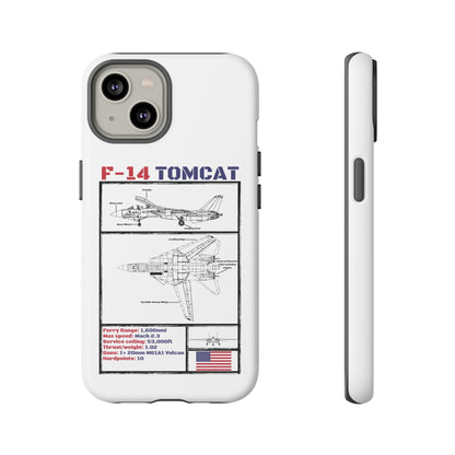 F-14 Tomcat Schematic edition phone case