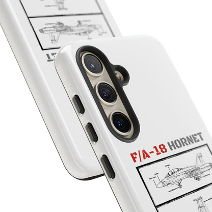 F/A-18 Hornet Schematic edition phone case (RCAF Colour-Way)