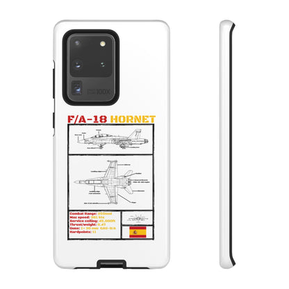 F/A-18 Hornet Schematic edition phone case (EDA Colour-Way)