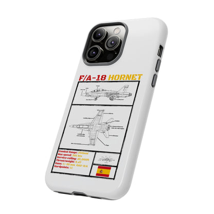 F/A-18 Hornet Schematic edition phone case (EDA Colour-Way)