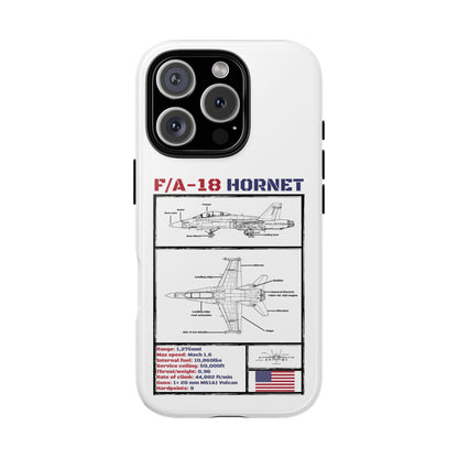 F/A-18 Hornet Schematic edition phone case (USAF Colour-Way)