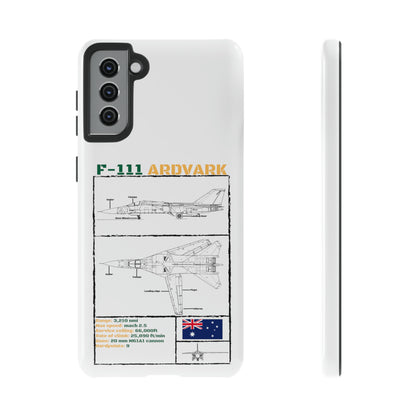 F111 Aardvark  Schematic Durable Phone Case (RAAF colouways)