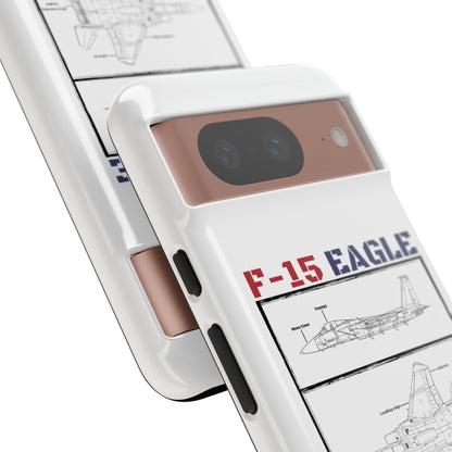 F-15 Schematic rigid Phone Case (USAF colour-ways)