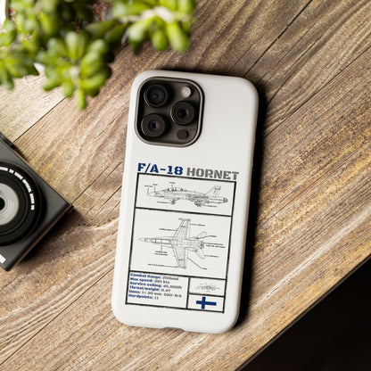 F/A-18 Hornet Schematic edition phone case (FAF Colour-Way)