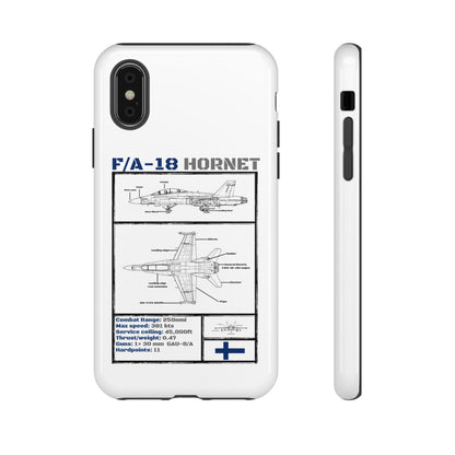 F/A-18 Hornet Schematic edition phone case (FAF Colour-Way)