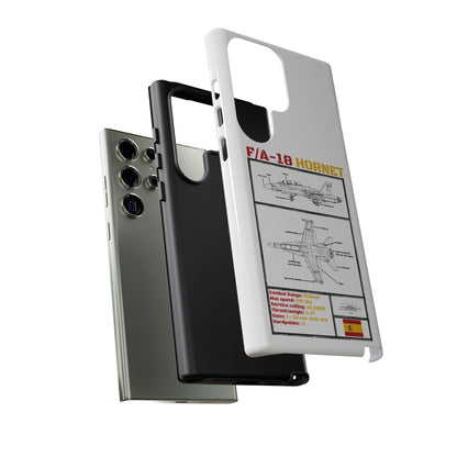 F/A-18 Hornet Schematic edition phone case (EDA Colour-Way)