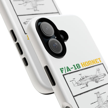 F/A-18 Hornet Schematic edition phone case (RAAF Colour-Way)