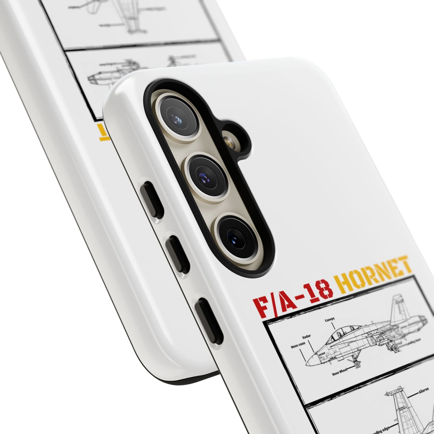 F/A-18 Hornet Schematic edition phone case (EDA Colour-Way)