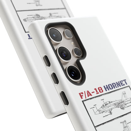 F/A-18 Schematic Rigid Phone Case (USAF colour-ways)