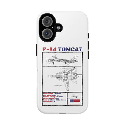 F-14 Tomcat Schematic edition phone case (USAF Colour-Way)