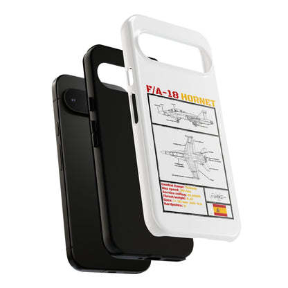 F/A-18 Hornet Schematic edition phone case (EDA Colour-Way)