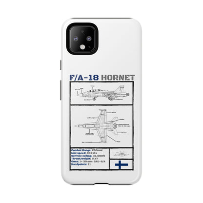 F/A-18 Hornet Schematic edition phone case (FAF Colour-Way)