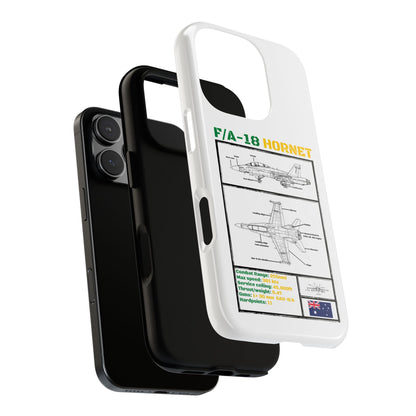 F/A-18 Hornet Schematic edition phone case (RAAF Colour-Way)