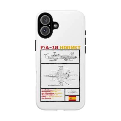 F/A-18 Hornet Schematic edition phone case (EDA Colour-Way)