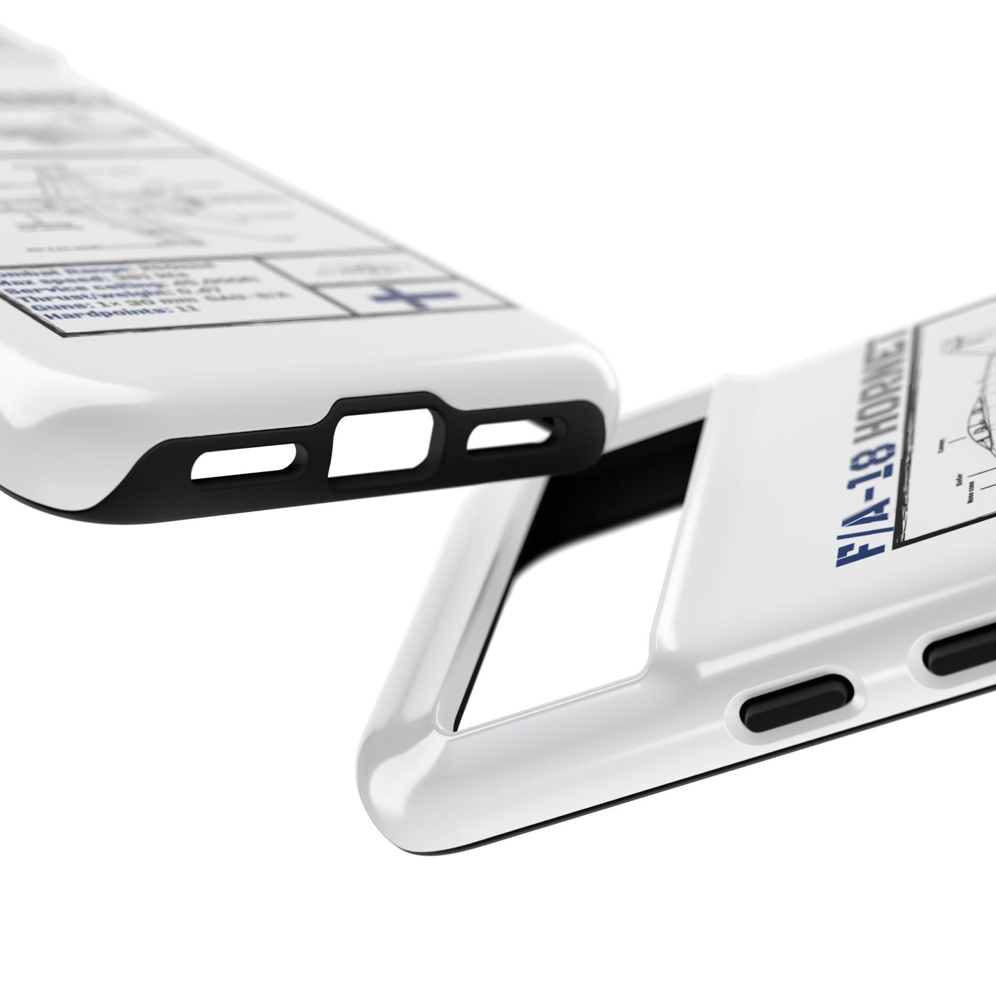 F/A-18 Hornet Schematic edition phone case (FAF Colour-Way)