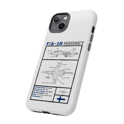 F/A-18 Hornet Schematic edition phone case (FAF Colour-Way)